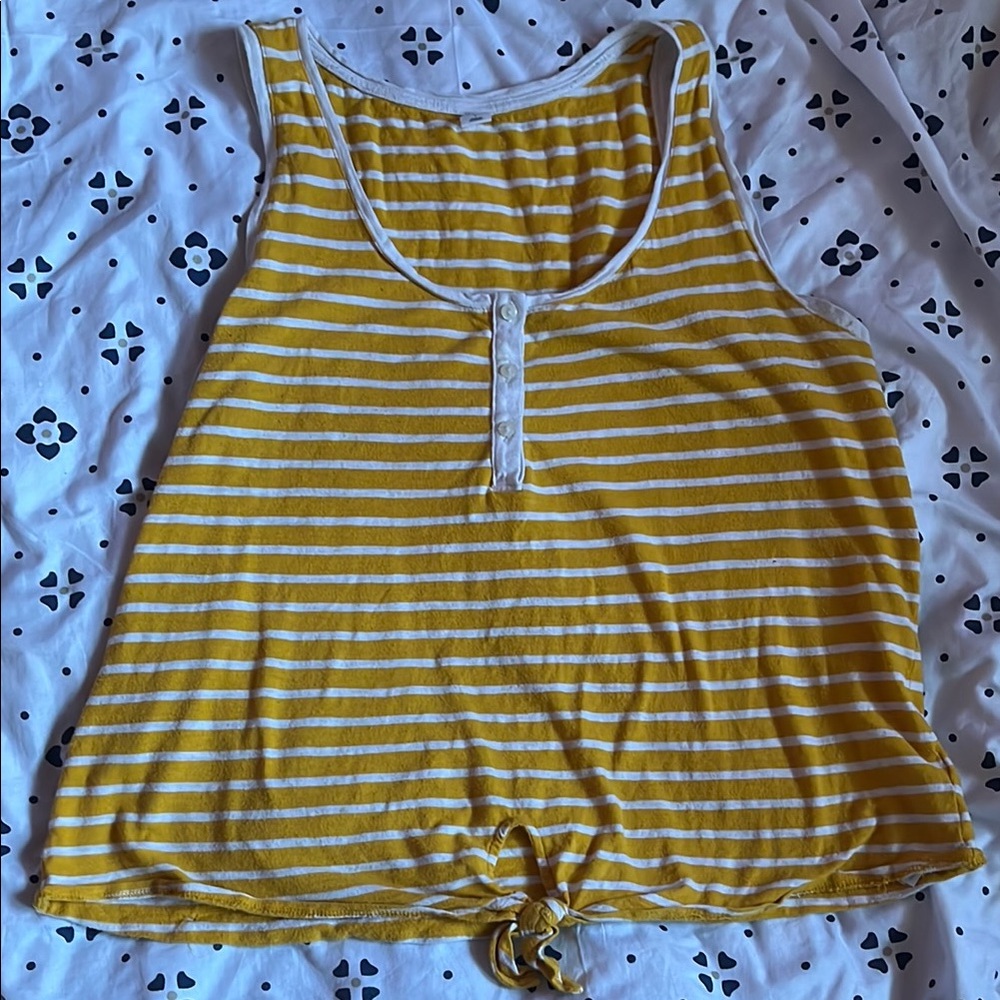 Old navy mustard yellow top.